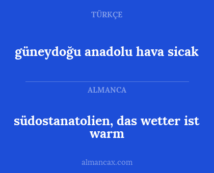südostanatolien, das wetter ist warm - güneydoğu anadolu hava sicak