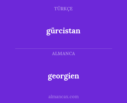 georgien - gürcistan