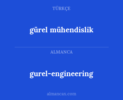 gurel-engineering - gürel mühendislik