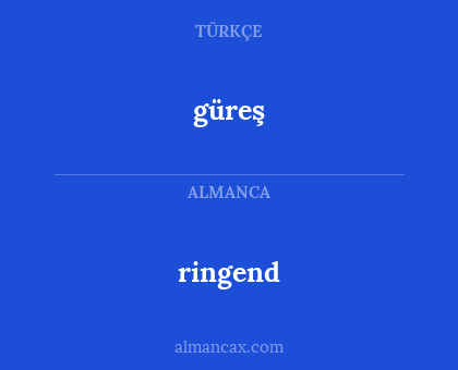 güreş - ringend