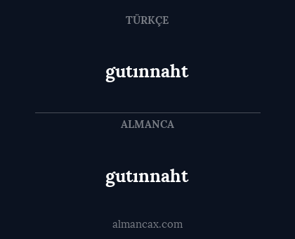 gutınnaht - gutınnaht