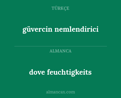 dove feuchtigkeits - güvercin nemlendirici