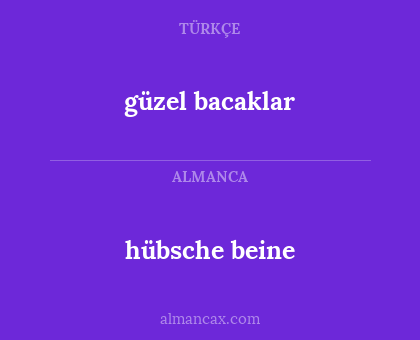 güzel bacaklar - hübsche beine