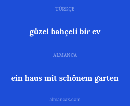 güzel bahçeli bir ev - ein haus mit schönem garten