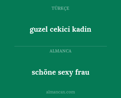 guzel cekici kadin - schöne sexy frau