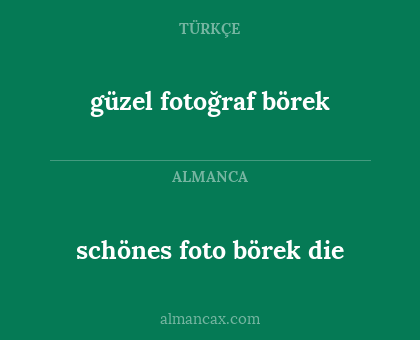 güzel fotoğraf börek - schönes foto börek die