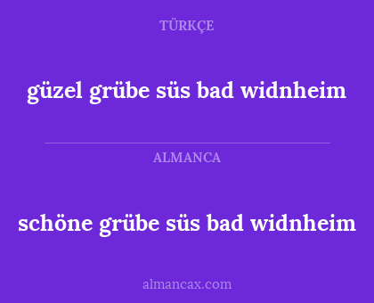 schöne grübe süs bad widnheim - güzel grübe süs bad widnheim