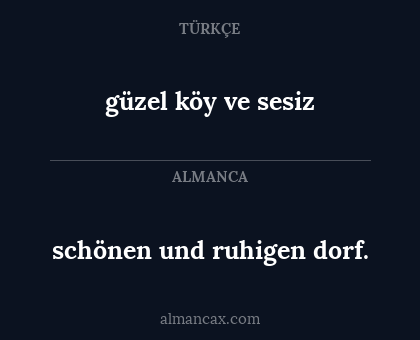 schönen und ruhigen dorf. - güzel köy ve sesiz
