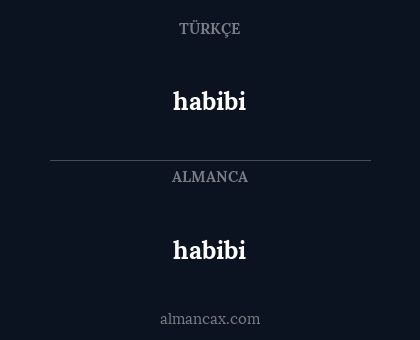 habibi - habibi