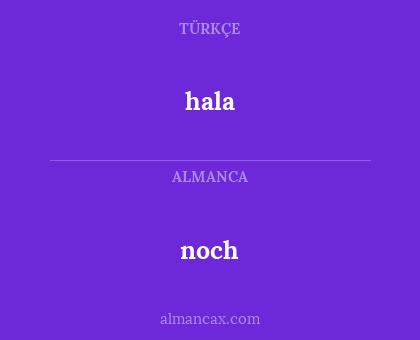 hala - noch