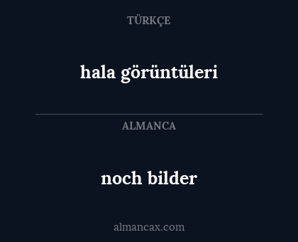 hala görüntüleri - noch bilder