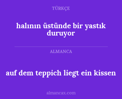 auf dem teppich liegt ein kissen - halının üstünde bir yastık duruyor