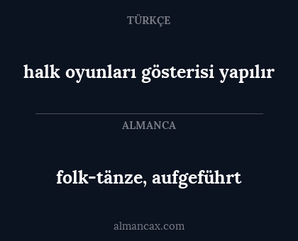 folk-tänze, aufgeführt - halk oyunları gösterisi yapılır