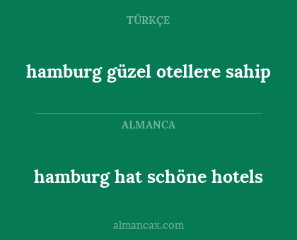 hamburg hat schöne hotels - hamburg güzel otellere sahip