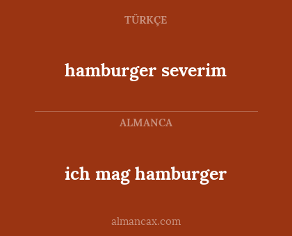 hamburger severim - ich mag hamburger