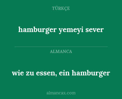 hamburger yemeyi sever - wie zu essen, ein hamburger