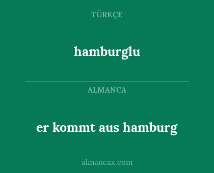 hamburglu - er kommt aus hamburg