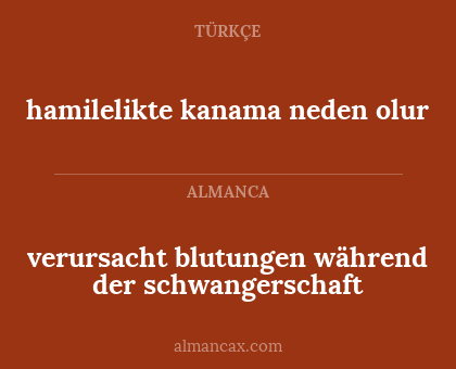 hamilelikte kanama neden olur - verursacht blutungen während der schwangerschaft