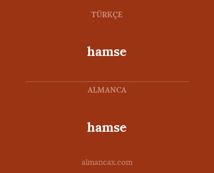 hamse - hamse