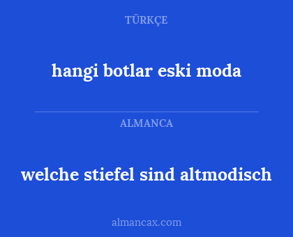 hangi botlar eski moda - welche stiefel sind altmodisch