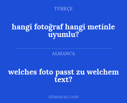 welches foto passt zu welchem text? - hangi fotoğraf hangi metinle uyumlu?