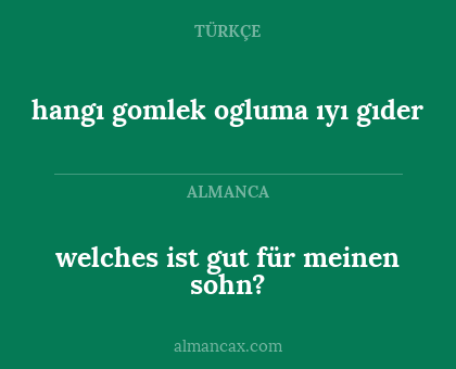 hangı gomlek ogluma ıyı gıder - welches ist gut für meinen sohn?