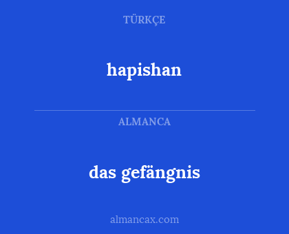 das gefängnis - hapishan