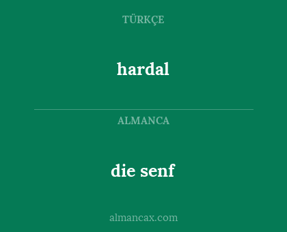 hardal - die senf