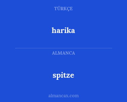 spitze - harika