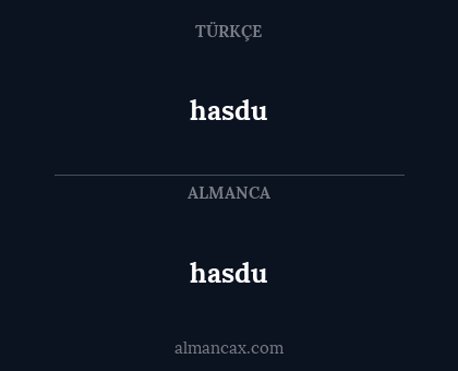 hasdu - hasdu