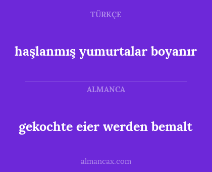 gekochte eier werden bemalt - haşlanmış yumurtalar boyanır