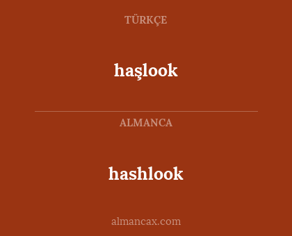 haşlook - hashlook