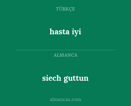 hasta iyi - siech guttun