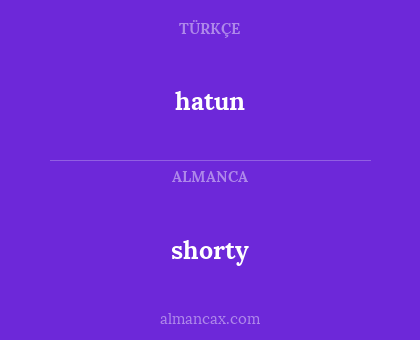 hatun - shorty