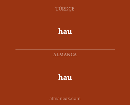 hau - hau