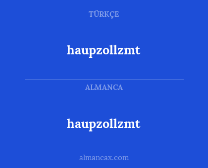haupzollzmt - haupzollzmt