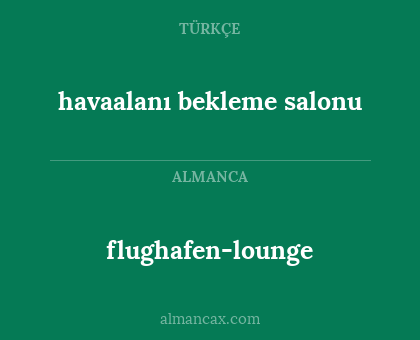 flughafen-lounge - havaalanı bekleme salonu