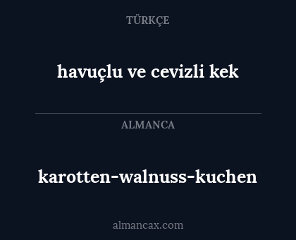 karotten-walnuss-kuchen - havuçlu ve cevizli kek