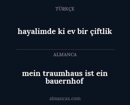 mein traumhaus ist ein bauernhof - hayalimde ki ev bir çiftlik