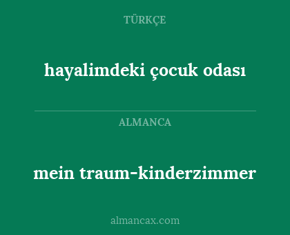 hayalimdeki çocuk odası - mein traum-kinderzimmer