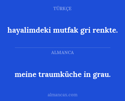 hayalimdeki mutfak gri renkte. - meine traumküche in grau.