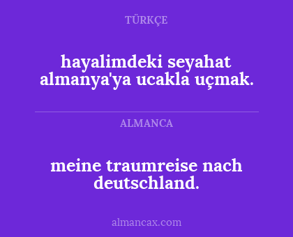 meine traumreise nach deutschland. - hayalimdeki seyahat almanya'ya ucakla uçmak.