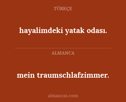 hayalimdeki yatak odası. - mein traumschlafzimmer.