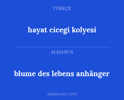 blume des lebens anhänger - hayat cicegi kolyesi
