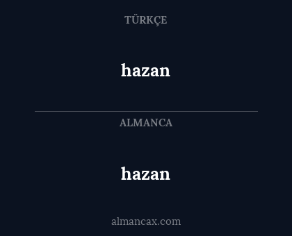 hazan - hazan