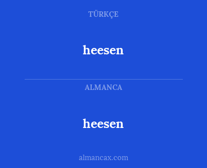 heesen - heesen