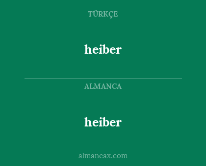 heiber - heiber