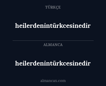 heilerdenintürkcesinedir - heilerdenintürkcesinedir