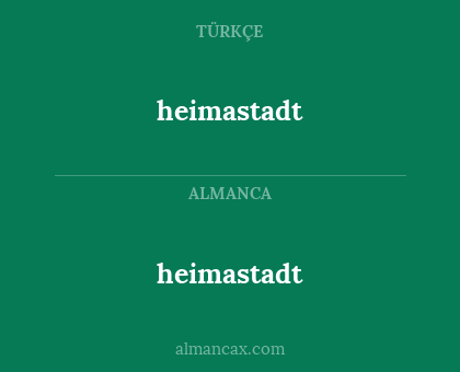 heimastadt - heimastadt
