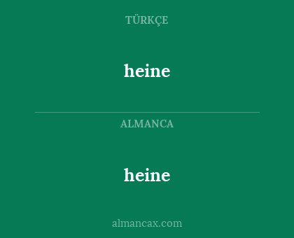 heine - heine